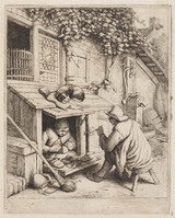 KG 04250
<br/>
De schoenmaker
<br/>
<em>Ostade, Adriaen van (1610-1684)</em>